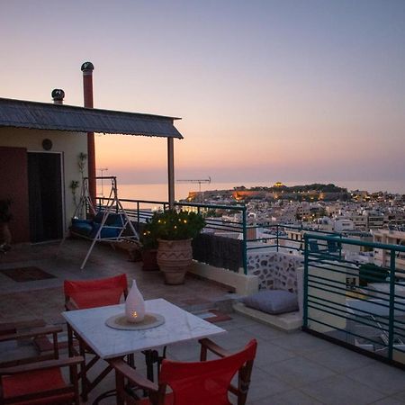 Rooftop With Sea View In Central Rethymno Ngoại thất bức ảnh