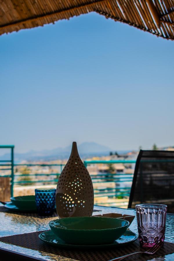 Rooftop With Sea View In Central Rethymno Ngoại thất bức ảnh